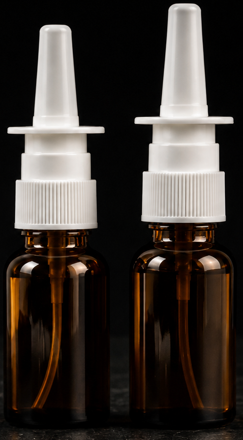 Research-use nasal spray bottles